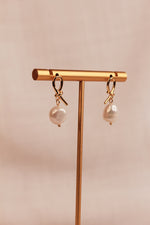 Load image into Gallery viewer, Camila Gold Pearl Earrings
