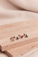 Load image into Gallery viewer, Kaili Silver Stud Earrings
