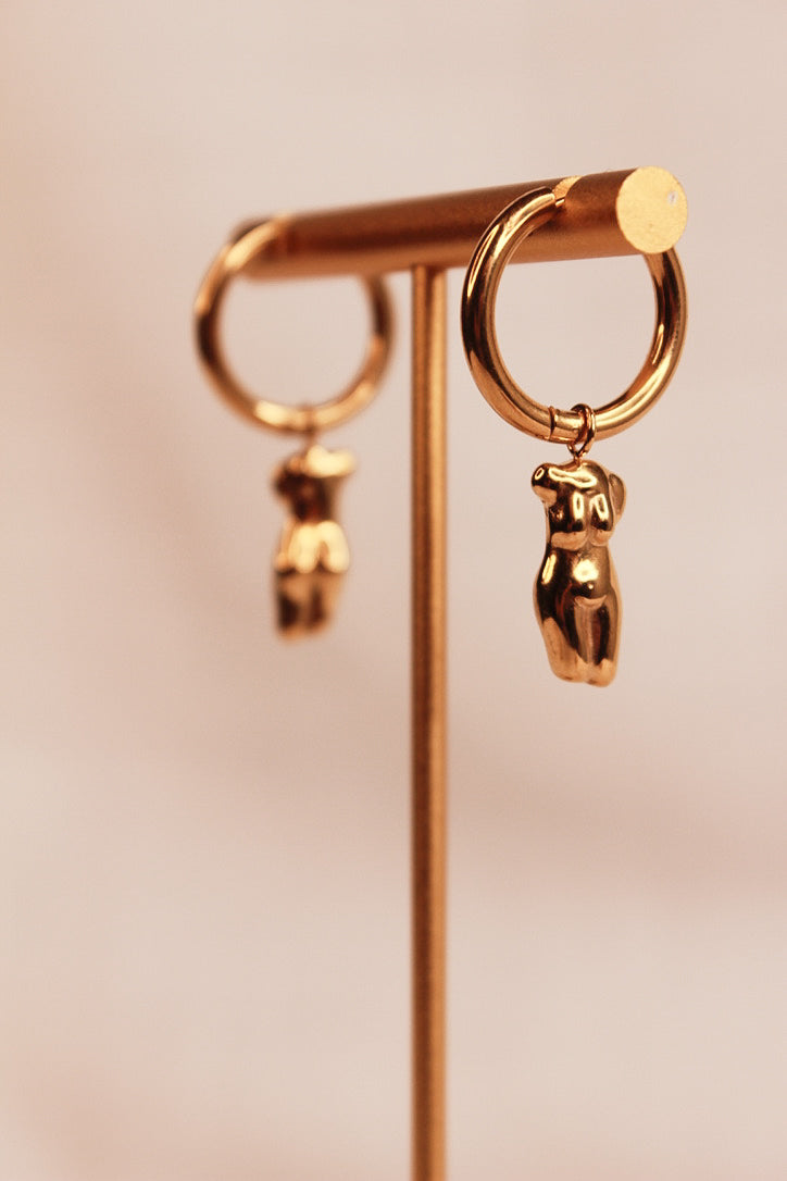 Athena Gold Earrings