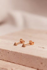 Load image into Gallery viewer, Valeria Gold Stud Earrings
