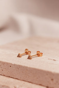 Valeria Gold Stud Earrings