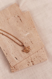 Ariel 18K Gold Waterproof Necklace Detail