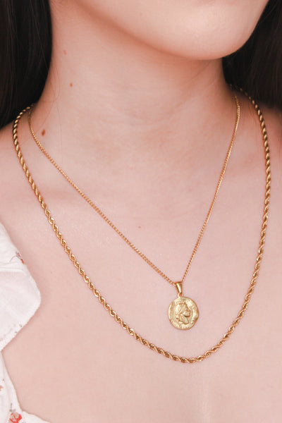 Apollo 18K Gold Waterproof Necklace Pairing