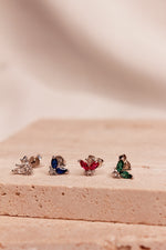 Load image into Gallery viewer, Kaili Silver Stud Earrings
