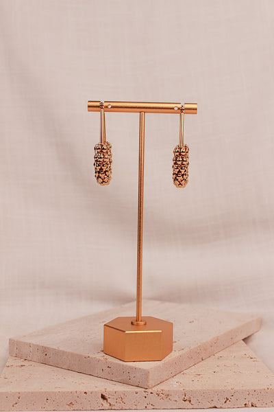 Alaine Gold Hoop Earrings