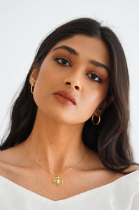 Willa Classic Gold Hoops