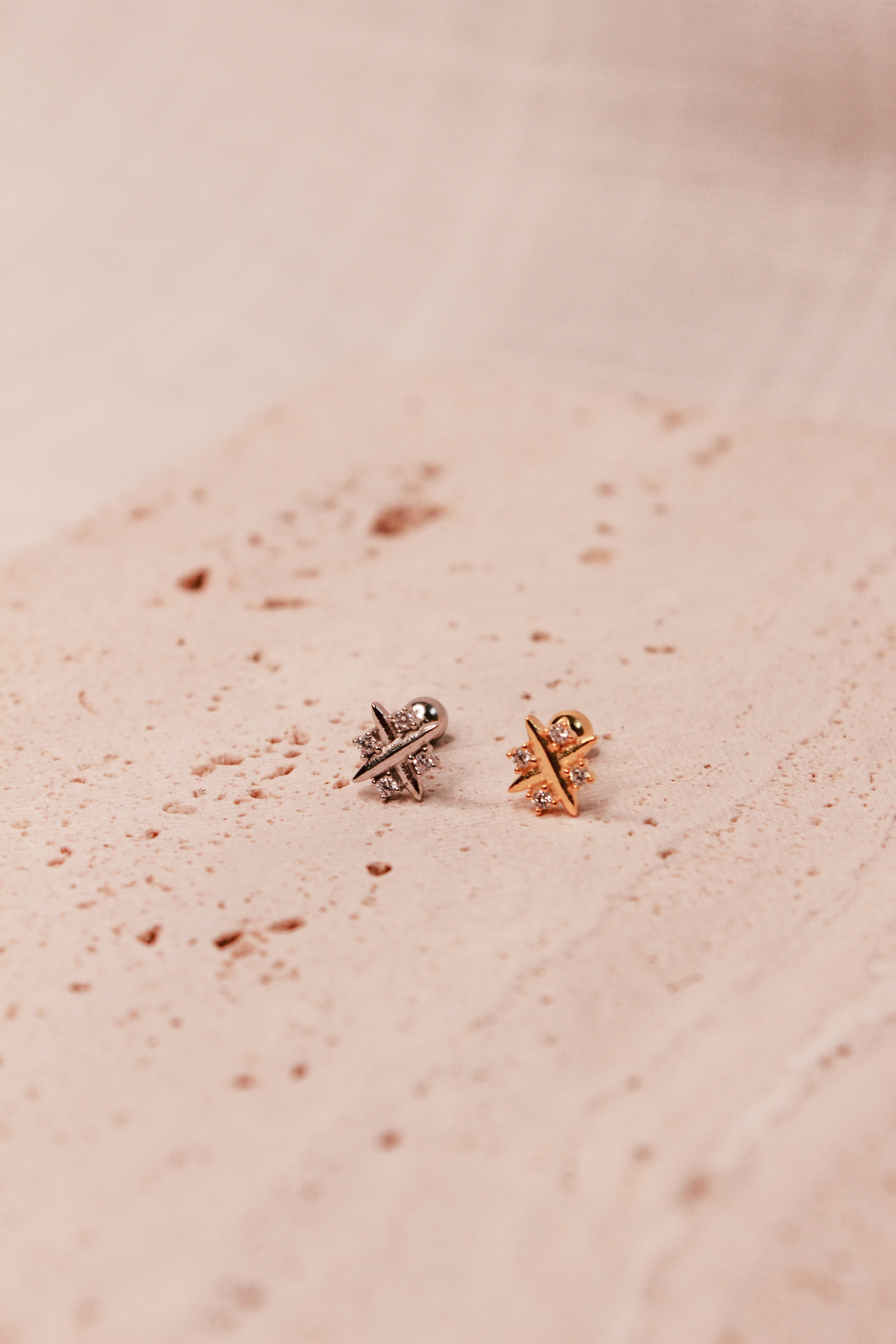 Lily Gold Stud Earrings