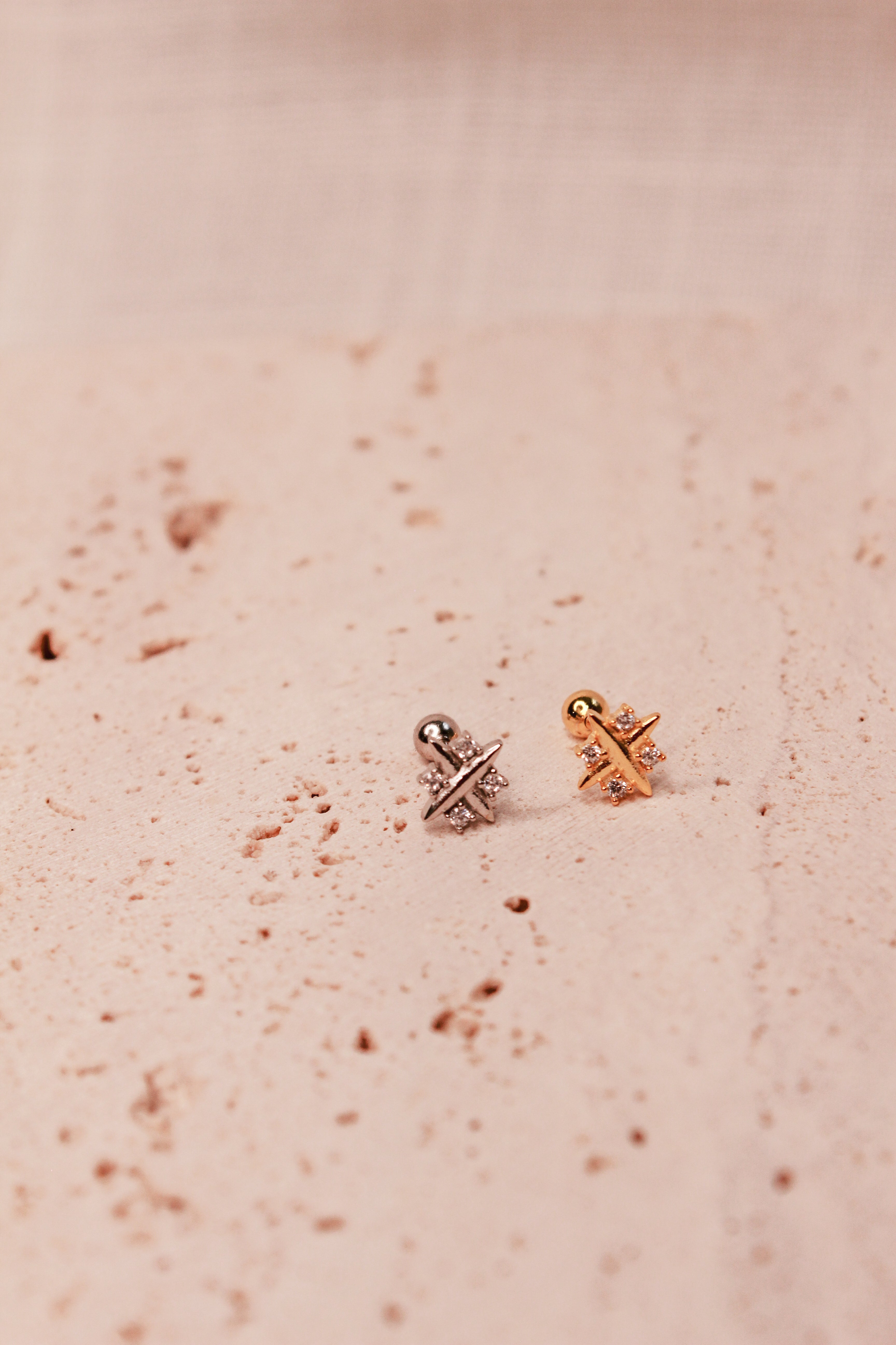 Lily Gold Stud Earrings