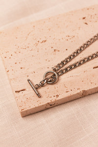 Eloise Chain Link Silver Necklace