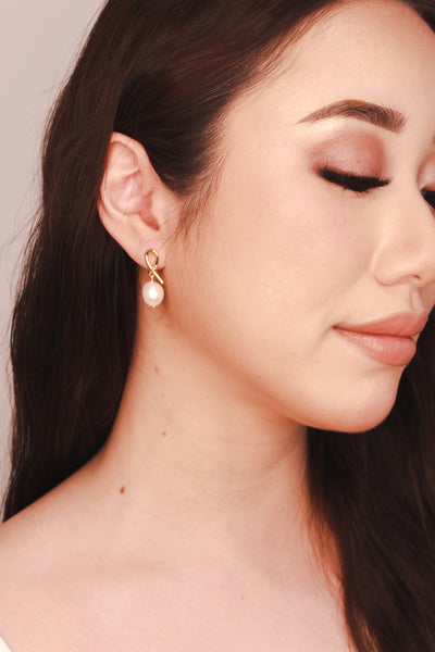 Camila Gold Pearl Earrings