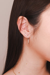 Valeria Silver Stud Earrings