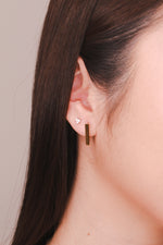 Load image into Gallery viewer, Harper Gold Hoop Earrings
