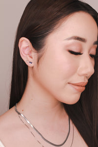 Kaili Silver Stud Earrings