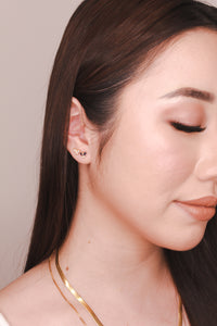 Kaili Gold Stud Earrings